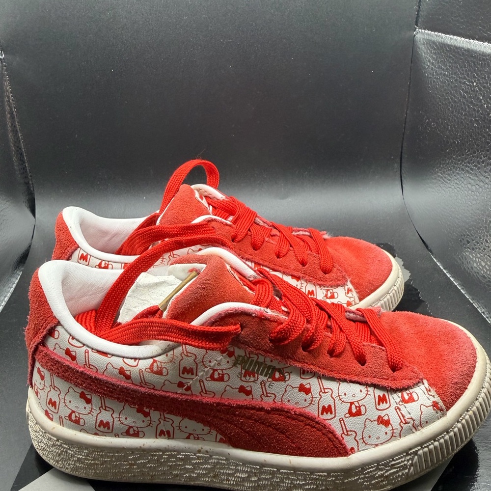 Vans Classic Hello Kitty 50th Anniversary Limited Edition Red Sneakers